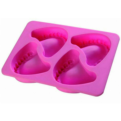 Форма для льда "Челюсти" Silicone 15х11х2 см