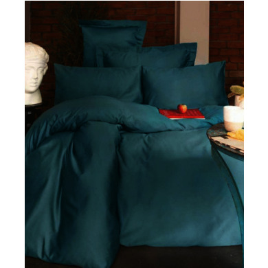 Комплект постельного белья Issimo Simply Satin Blue сатин, двуспальный евро