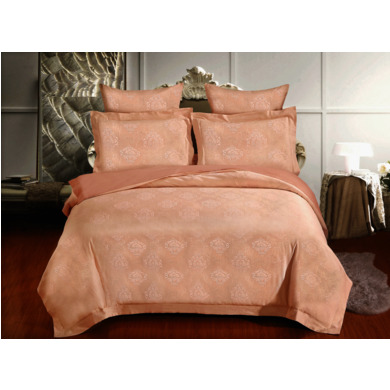 Комплект постельного белья Cleo Soft Cotton Савойя (персиковый), двуспальный