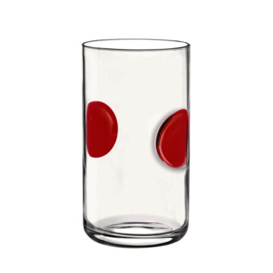 Набор стаканов "Джиове Красный" 490 мл 6 шт