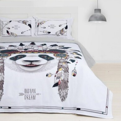 Комплект постельного белья Этель Indian dream ранфорс, двуспальный евро