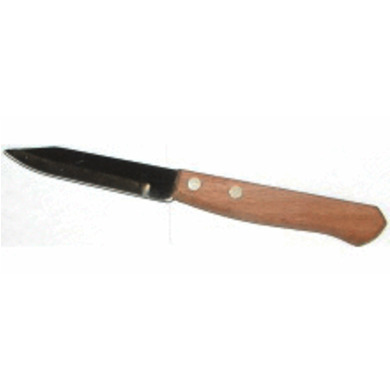 Нож для овощей 17/8 см на деревянной ручке "Поварской эконом"