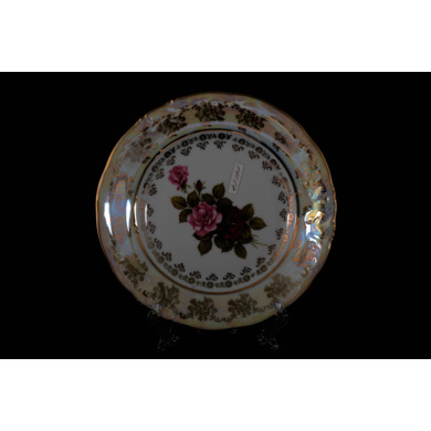 Набор тарелок "Фредерика Роза перламутр" 21 см. 6 шт.