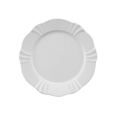 Набор тарелок "Лауринда Белая" 23 см 6 шт