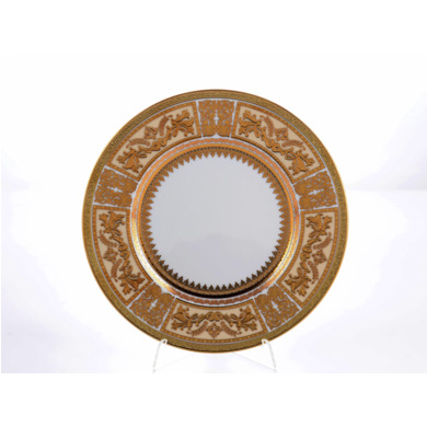 Набор тарелок "Diadem White Cream Gold" 23 см 6 шт