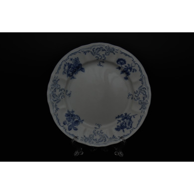 Набор тарелок "Бернадотт Синие розы 24074 17 см. 6 шт.