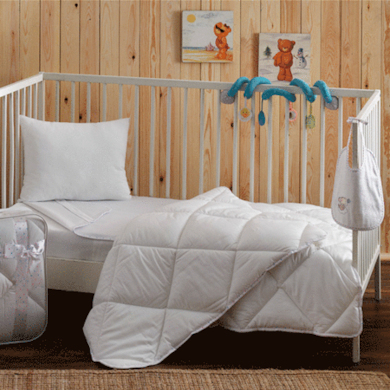 Комплект для новорожденных Casabel Bebek (одеяло 100х150 см и подушка 35х45 см)