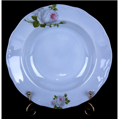Набор глубоких тарелок "Алвин голубой 6078" 24 см. 6 шт.
