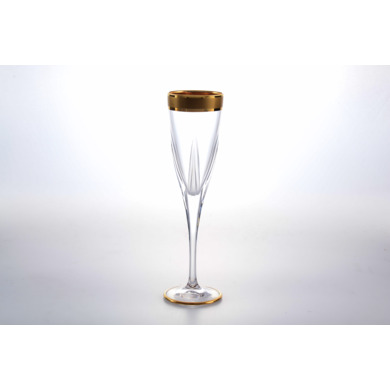 Набор фужеров для шампанского "Fusion Gold Line RCR" 6 шт
