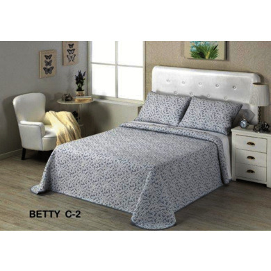 Покрывало стеганое Dolz Betty blue 250х270 см + 1 наволочка 50х70 см