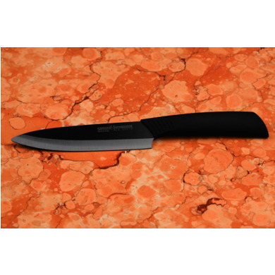 Нож кухонный универсальный 125 мм, чёрный Eco-Ceramic