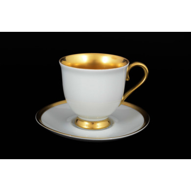 Набор чайных пар "Goldie" (чашка 220 мл + блюдце) на 6 персон