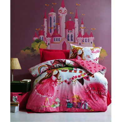 Комплект детского постельного белья Cottonbox Princess ранфорс, 1,5 сп.