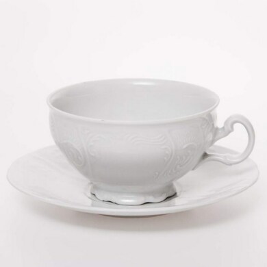 Набор для чая "Бернадот 0000" (чашка 360 мл. + блюдце) на 6 персон 12 предметов (низкие)