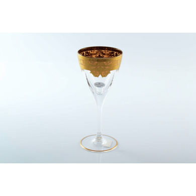 Набор бокалов для вина "Natalia Golden Ivory" 210 мл 6 шт