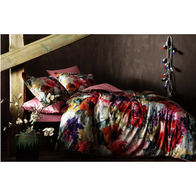 Комплект постельного белья Tac Premium Digital Lindsay сатин-делюкс, двуспальный евро