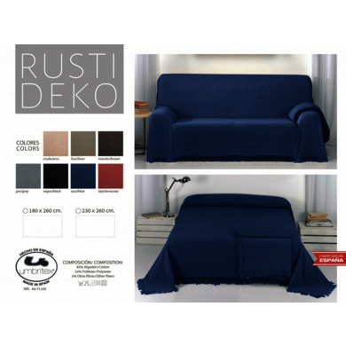 Покрывало-плед Umbritex Rustica 1 blue 180х260 см