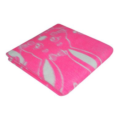 Одеяло байковое Ермолино 100х140 см (розовое)
