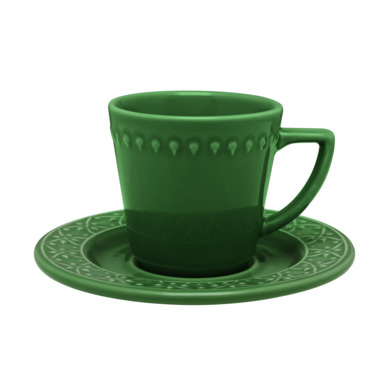 Чайный набор "Гваделупе" (зеленый) на 6 персон