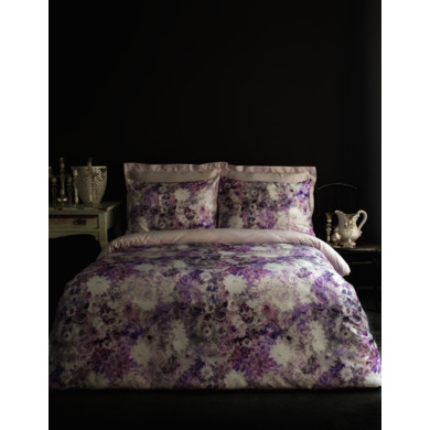Комплект постельного белья Issimo Grace pink сатин-делюкс, двуспальный евро