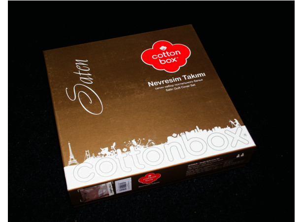 Комплект постельного белья Cottonbox Elegant (пудра) страйп-сатин двуспальный евро