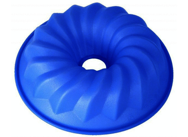 Форма для кекса круглая (синяя) 26х6см Silicone