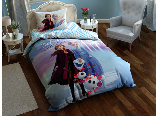 Комплект постельного белья Tac Frozen-2 ранфорс 15 сп