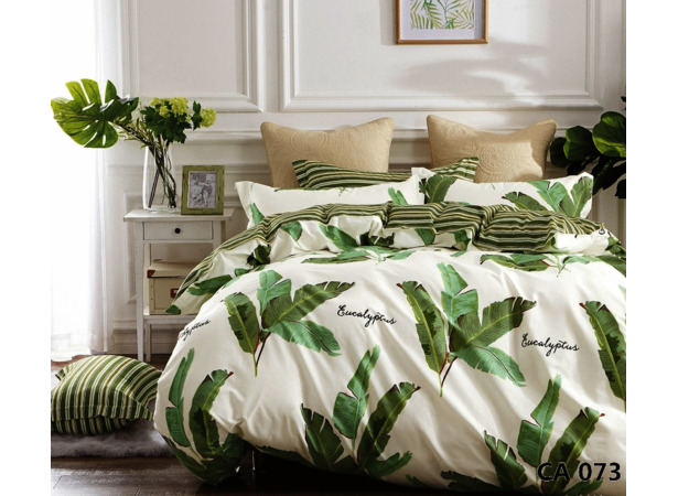 Комплект постельного белья Альвитек Eucalyptus сатин двуспальный евро