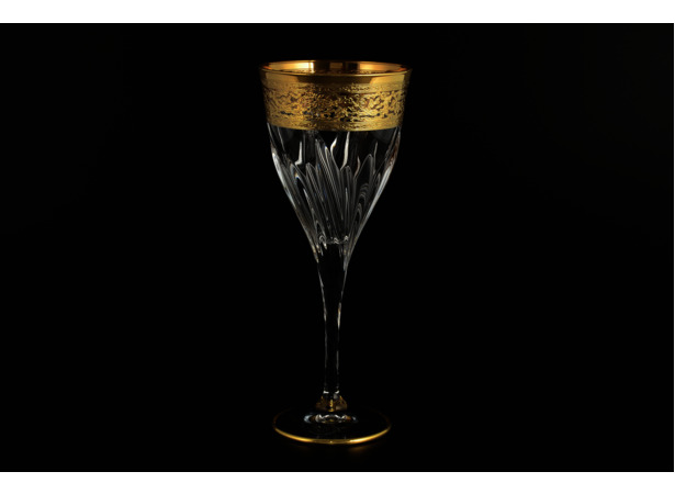 Набор бокалов для вина Узоры Золото 6 шт