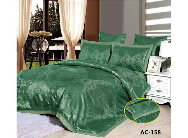 Комплект постельного белья Arlet AC-158 жаккардовый шелк двуспальный евро