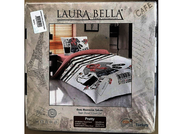 Комплект постельного белья Laura Bella Pretty ранфорс 15 сп