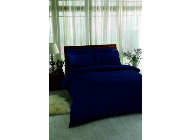 Комплект постельного белья Tac Vision (синий) жаккард-люкс двуспальный евро