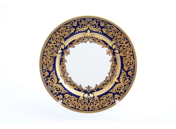 Набор тарелок Natalia Cobalt Gold 17 см 6 шт