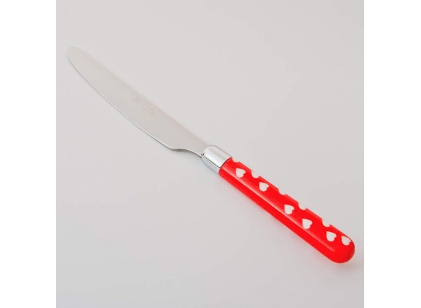 Набор ножей для сервировки Куори 6 шт красные