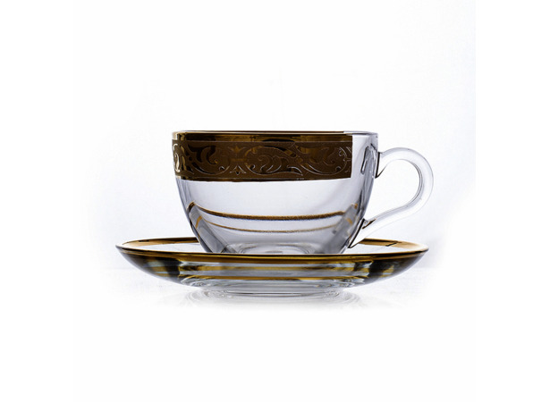 Набор для чая Богемия (чашка 240 мл + блюдце) на 6 персон 12 предметов