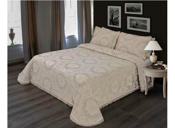 Покрывало AF Texteis Venice ecru/light linen 240х260 см