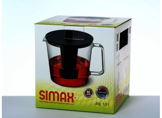 Чайник с крышкой Simax 15 л (черный)