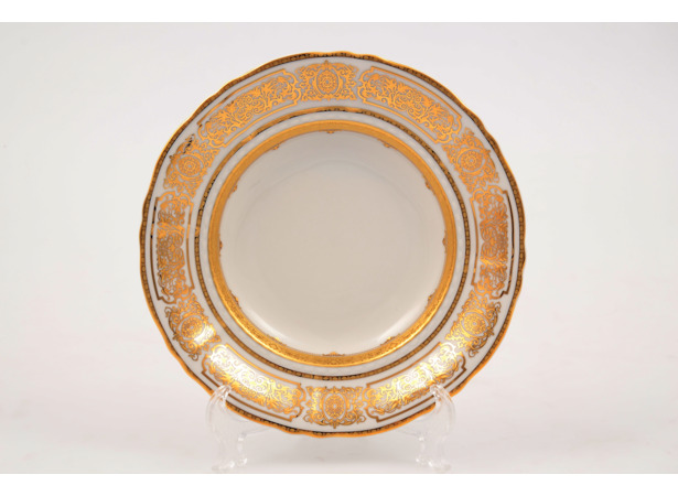 Набор глубоких тарелок Золотой орнамент 3250 23 см 6 шт