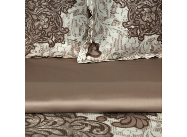 Комплект постельного белья Этель Королевский вензель мако-сатин двуспальный евро