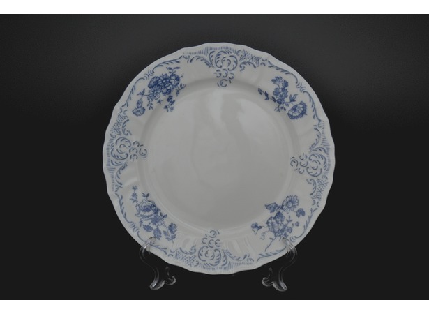 Набор тарелок Бернадотт Синие розы 24074 21 см 6 шт