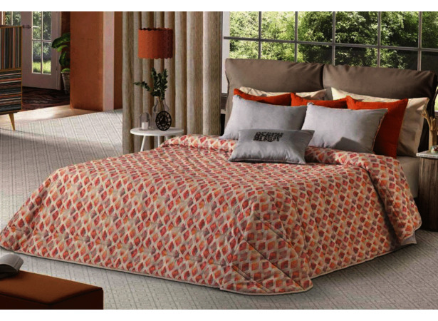 Покрывало Leiper Voltaire telha 250x270 см + 2 подушки 40х60 см