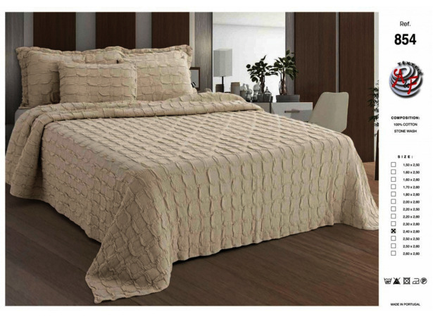 Покрывало AF Texteis Pattern ecru 240х260 см