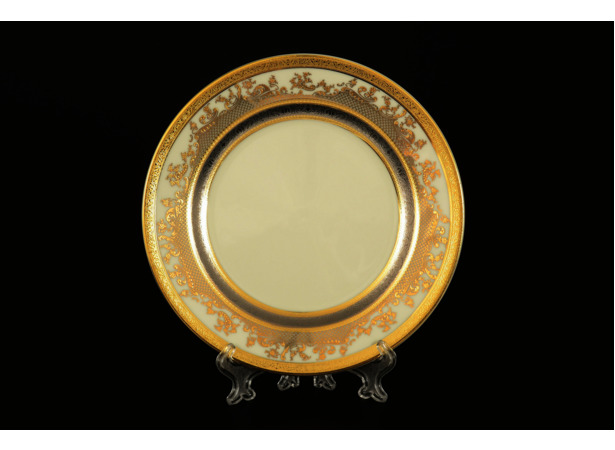 Набор тарелок Constanza Cream 9320 Gold 17 см 6 шт