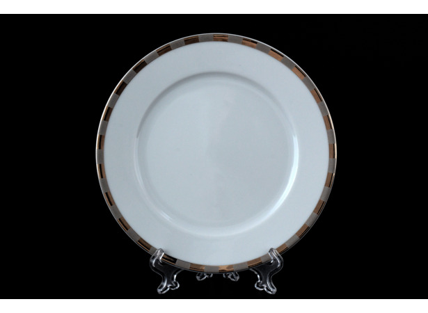 Набор тарелок Опал Платиновые пластинки 17 см 6 шт