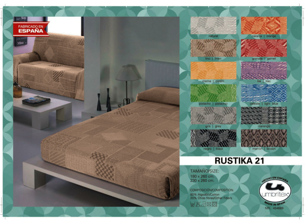 Покрывало-плед Umbritex Rustica 21 linen 230х260 см