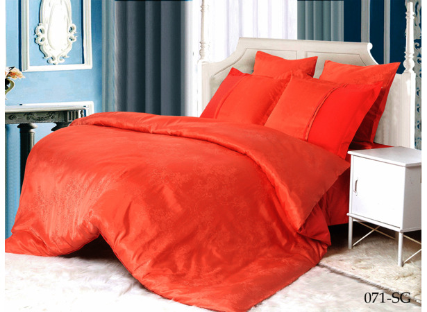 Комплект постельного белья Cleo Моника сатин-жаккард двуспальный евро