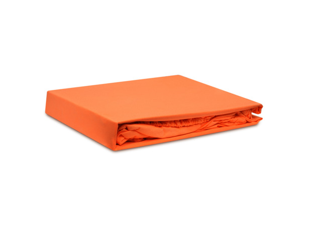 Простыня джерси на резинке Bolero 160х200 см (оранжевая)