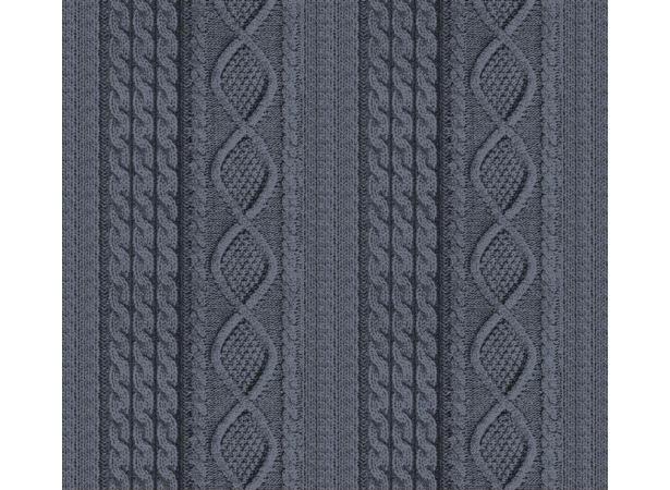 Плед Текс-Дизайн Вязаный (серый) 180х200 см