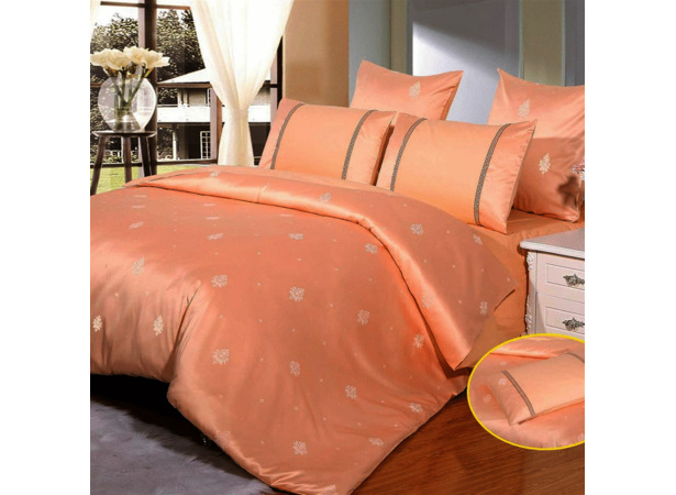 Комплект постельного белья Arlet AD-001 жаккардовый шелк двуспальный евро