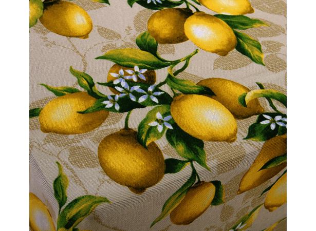 Скатерть Текс-Дизайн Лимоны 145х150 см